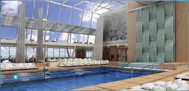 CRUCEROS DE LUJO PISCINA CUBIERTA